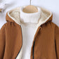 Milk Chocolate Hooded Jacket