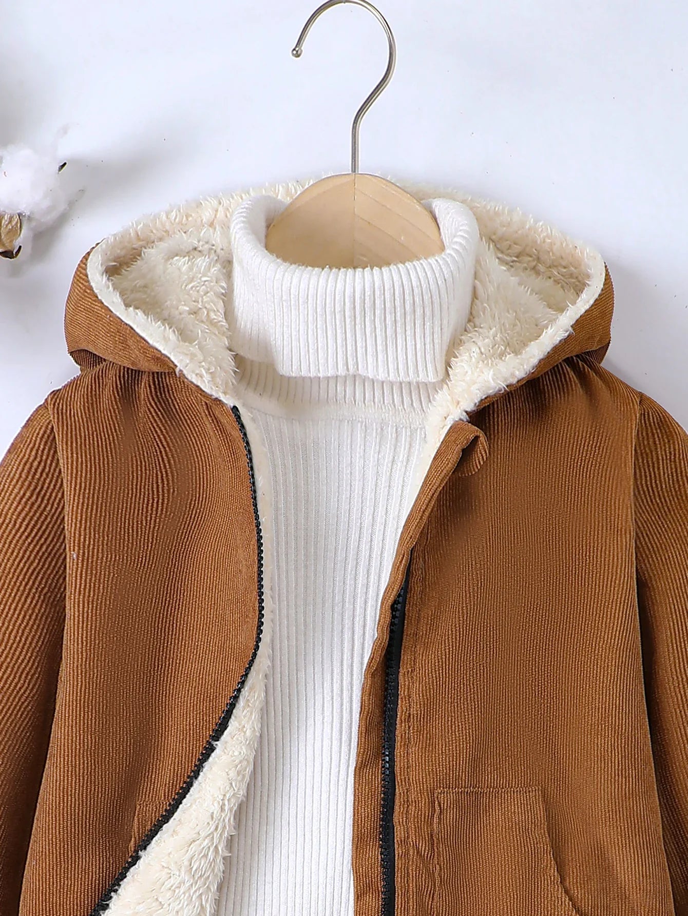 Milk Chocolate Hooded Jacket