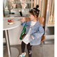 “Baby Bunny” Girls Long Sleeve Denim Coat