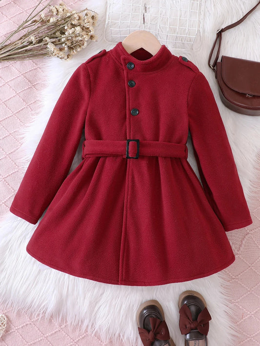 Long Collar Plush Jacket