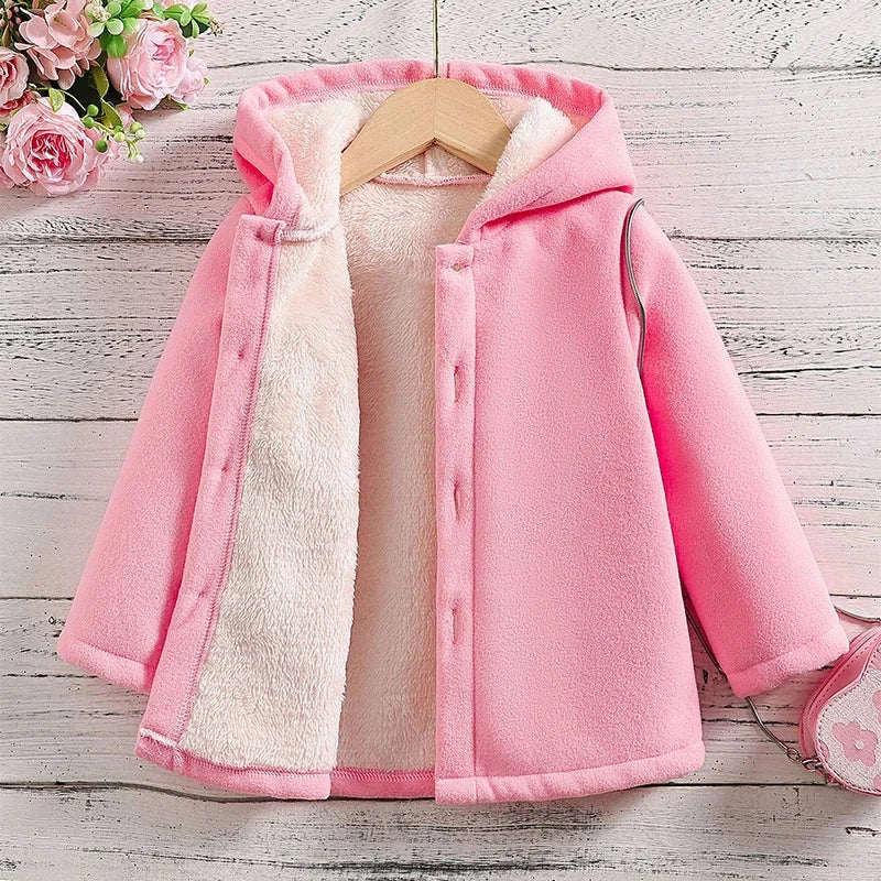 Thick Hooded Fleece Jacket