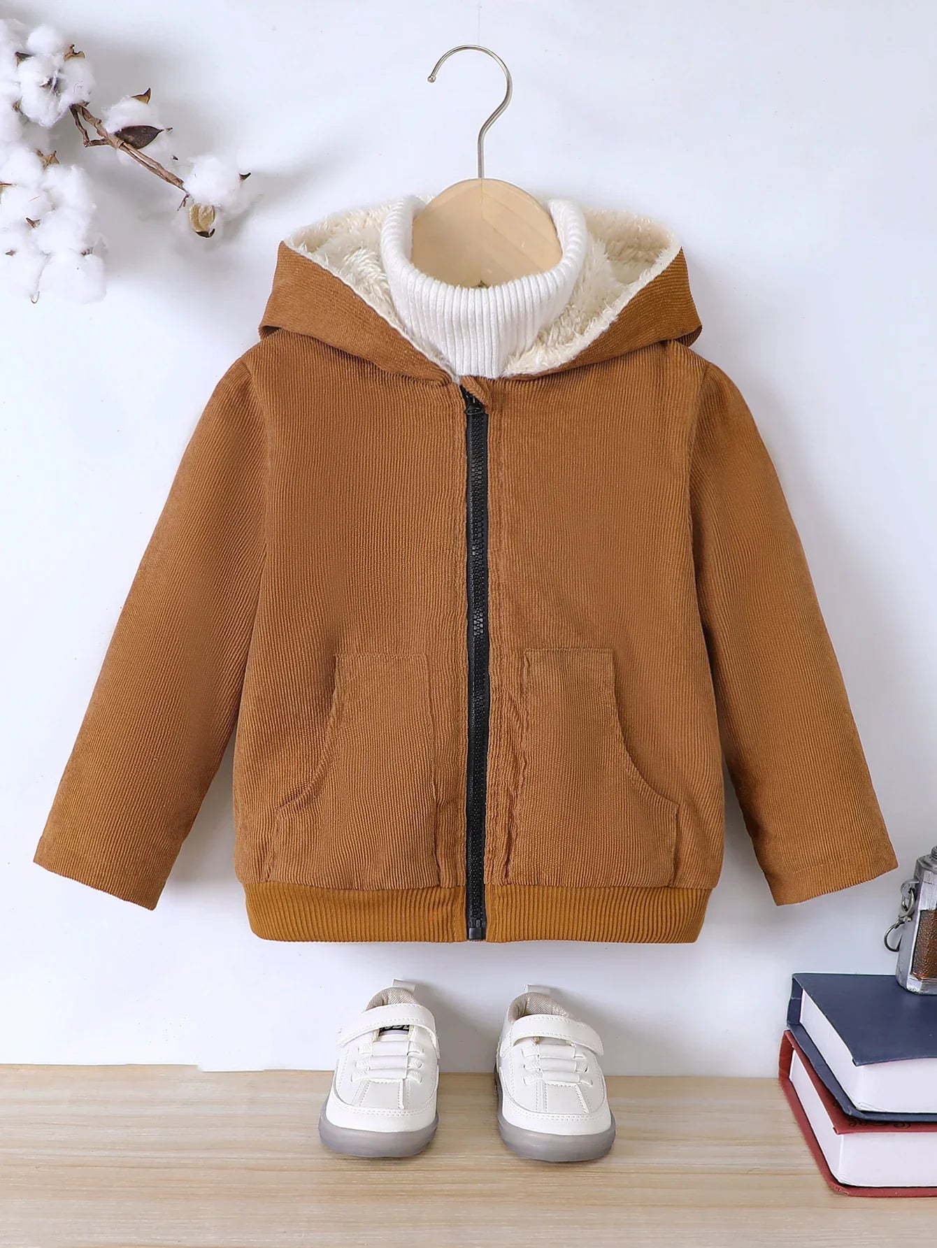 Milk Chocolate Hooded Jacket